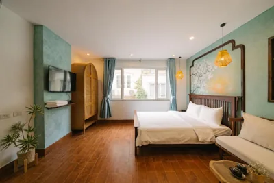 Phòng đôi Deluxe — Horizon Suites Lakeview - Truc Bach Boutique Stay Ha Noi